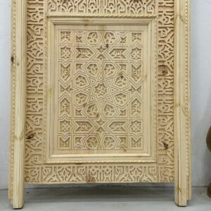 Amazigh Berber Carved Moorish Wooden Door with Custom Design