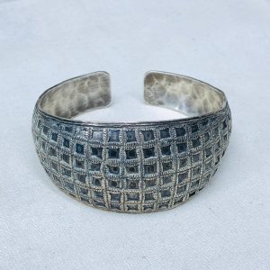Berber Amazigh Tuareg Manchette Gravé Silver 925 Bracelet