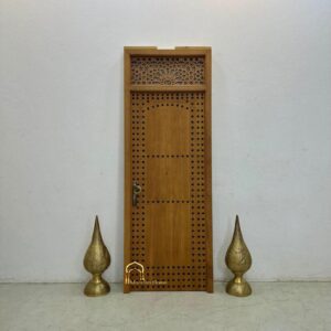 Amazigh Moorish Carved Cedar CUSTOM Door with Berber Traditional Style