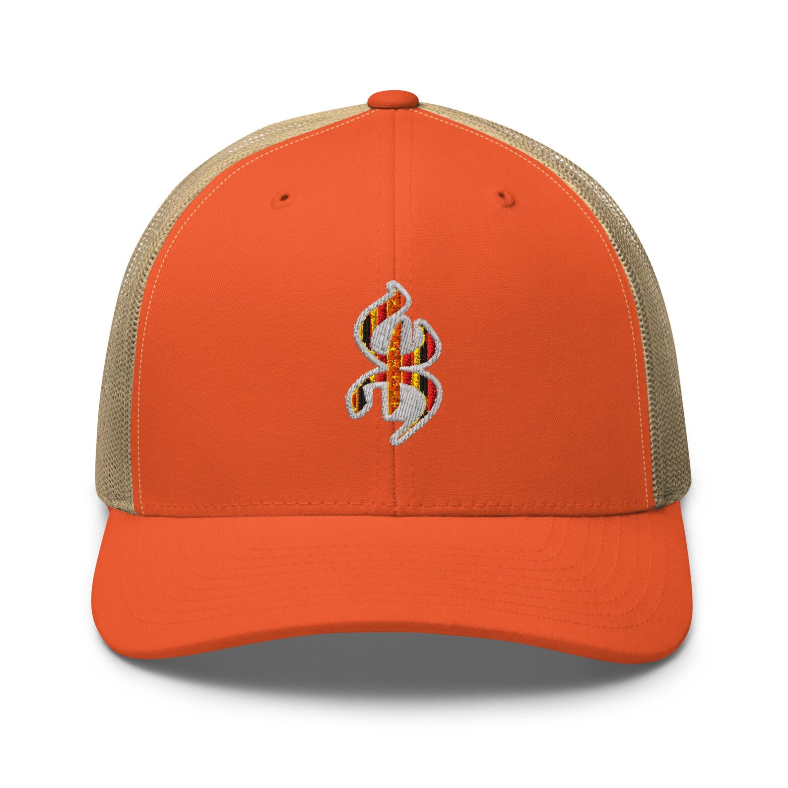 Amazigh Classic Trucker Cap with Mesh Back Panel Motif