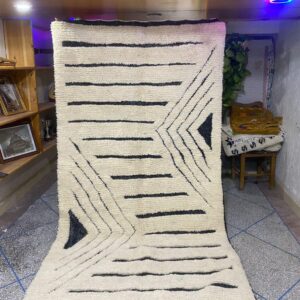 Berber Amazigh Akhnif Kilim Rug Taznakht Handwoven Wool Tribal Design