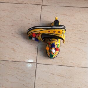 Berber Amazigh Babouche Shoes Handmade Leather Boho Slippers