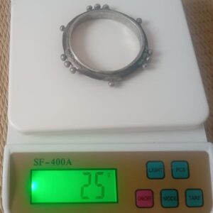 Amazigh Berber Antique African Silver Bangle Bracelet 80 Years Old