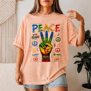 Amazigh Berber Peace Hand Culture Graphic Streetwear T-Shirt