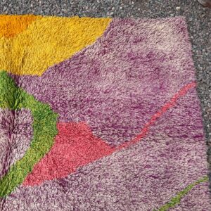 Amazigh Berber Colorful Abstract Tribal Area Rug Handmade Carpet