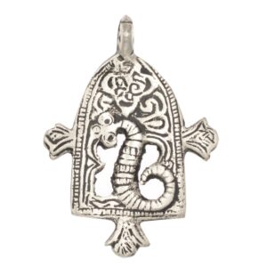 Amazigh Berber LOUHA Silver Amulet Necklace from Todrha Valley