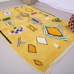 Amazigh Berber Custom HandWoven Living Wool Area Rug