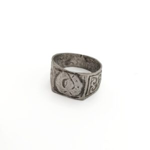Antique Amazigh Berber Tafraoute Silver Band Ring Size 8.5