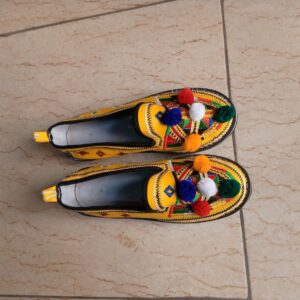 Berber Amazigh Babouche Shoes Handmade Leather Boho Slippers