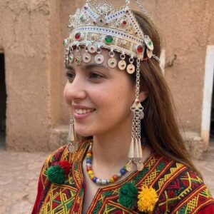 Amazigh Tawnza Berber Sterling Silver Bridal Crown Headband
