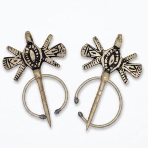 Amazigh Berber Tizerzai Fibula Pair Vintage Tribal Jewelry