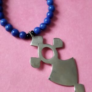 Amazigh Tuareg Taghment croix Berber Vintage Jewelry Necklace