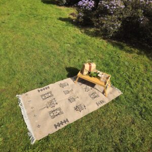 Amazigh Handwoven Natural Wool Berber Rug Timeless Home Decor