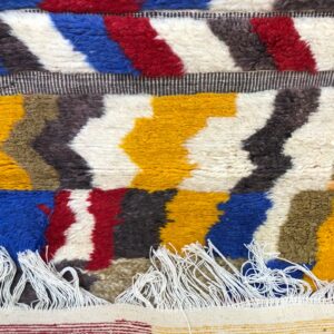 Berber Taznakht Handmade Wool Rug with Amazigh Geometric Designs