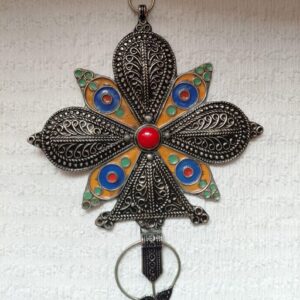 Amazigh Berber Handmade Khlala Fibula Traditional Decorative Brooch