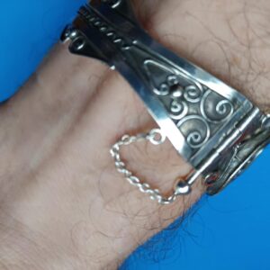 Berber ancien Algérie Silver Filigree Bracelet Manchette Design
