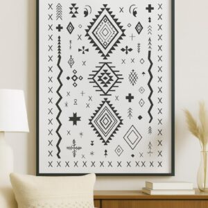 Amazigh Yaz Printable Poster Artwork Instant Digital Download