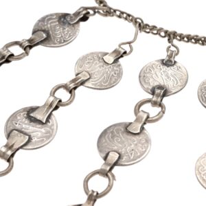 Amazigh Antique coin pectoral Middle Atlas Necklace with seven rows