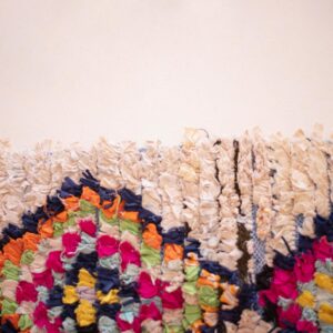 Berber Boucherouite Colorful Handwoven Patterns Kids Room Rug