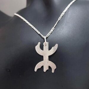 Amazigh Berber Sterling Yaz Symbol Necklace with Symbolic gifts with history
