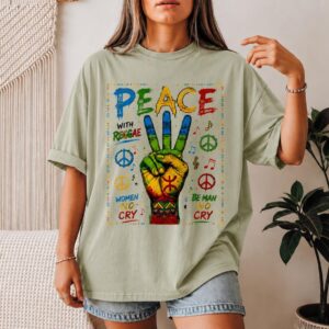 Amazigh Berber Peace Hand Culture Graphic Streetwear T-Shirt