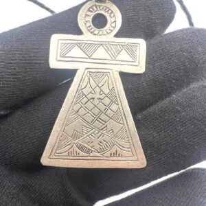 Amazigh Tuareg Sterling Silver Pendant Amulet Berber Necklace