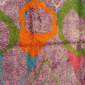 Amazigh Berber Colorful Abstract Tribal Area Rug Handmade Carpet