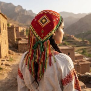 Amazigh Berber Crochet Scarf Pattern PDF Digital Download