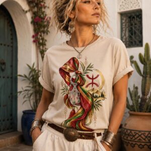 Amazigh Berber Yaz North African Digital T-Shirt Design PNG