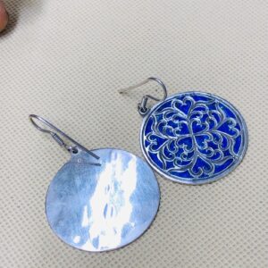Amazigh Tuareg Handmade Silver Berber Inspired Ethnic Earrings