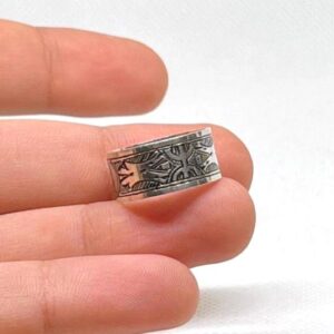 Amazigh Tuareg Yaz Sterling Silver Berber Ring Size 8 Tribal Jewelry