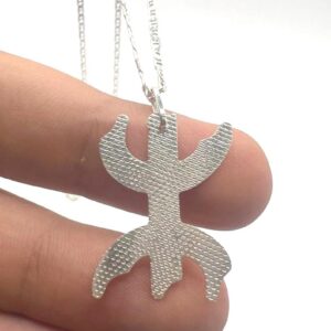 Amazigh Berber Sterling Yaz Symbol Necklace with Symbolic gifts with history