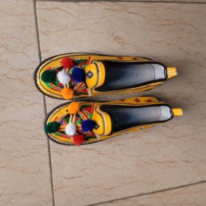 Berber Amazigh Babouche Shoes Handmade Leather Boho Slippers