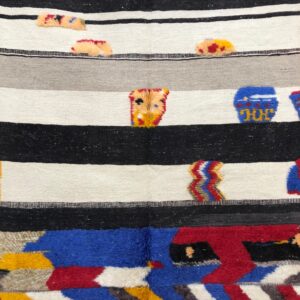 Berber Taznakht Handmade Wool Rug with Amazigh Geometric Designs
