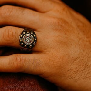 Amazigh Berber Tuareg Bédouins nomades Tizerzai Millefiori Ring