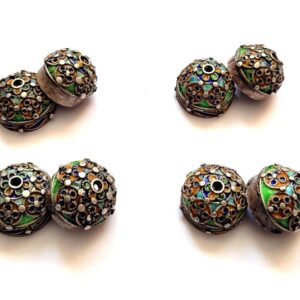 Berber tifinagh Maroc anciennes boules pectorales granulées Necklace
