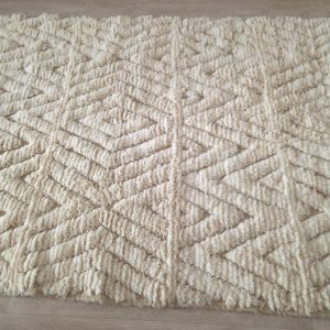 Custom Beni Ourain Berber Wool Rug Handmade Amazigh Style
