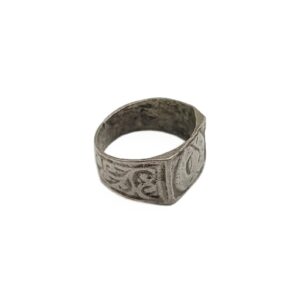 Antique Amazigh Berber Tafraoute Silver Band Ring Size 8.5