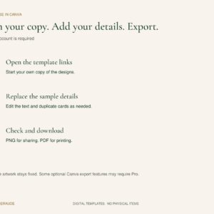 Amazigh Emerald Wedding Henna Night Invitation Canva Digital Download Collection