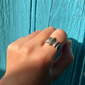 Amazigh Berber Antique Strength Geometric Silver Ring Design
