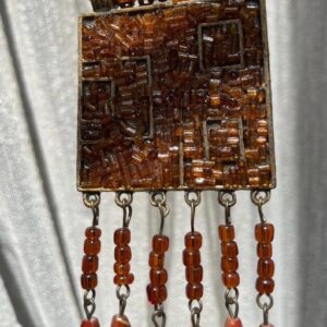 Vintage Amazigh Beaded Multi-Strand Statement Necklace 1980s Jewelry