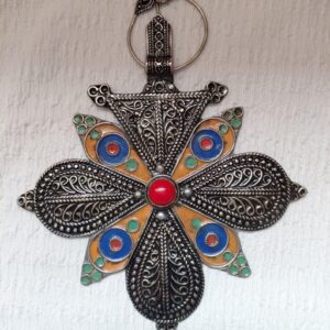 Amazigh Berber Handmade Khlala Fibula Traditional Decorative Brooch