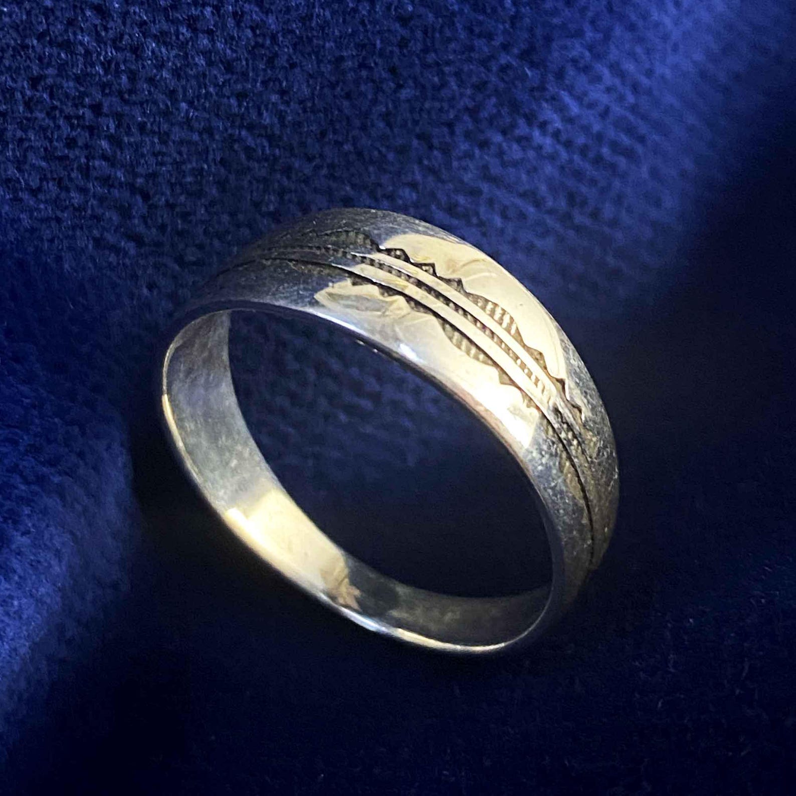 Berber Tuareg Alliance Ring Handmade Silver Tashndrt Jewelry