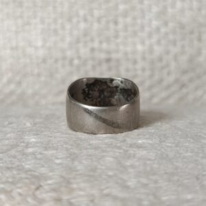 Amazigh Berber Chiseled Antique Silver Ring TanTan Size 8