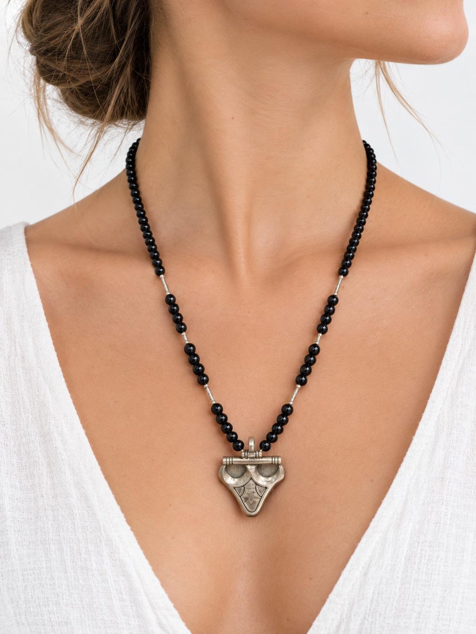 Berber Tuareg Sahara Amazigh Handmade Statement Bohemian Necklace