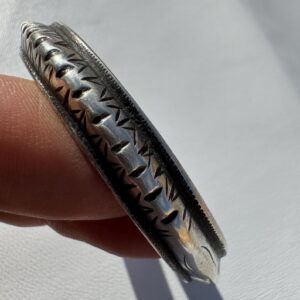 Antique Berber Amazigh Silver Bracelet with Traditional Jewelry Design