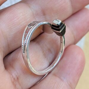 Berber Tuareg Sterling Silver Adjustable Hand Engraved Ring