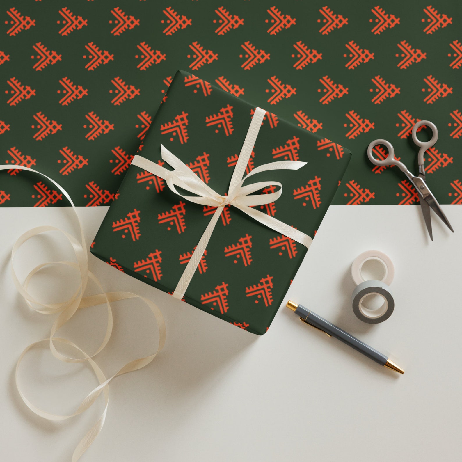 Berber Kabyle Amazigh Wrapping Paper Sheets Set for Gifts