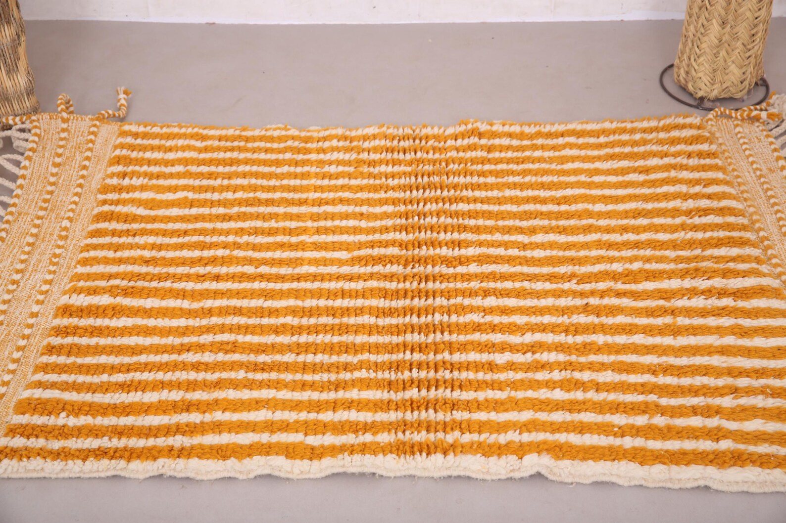 Amazigh Berber Handmade Wool Rug for Living Room Decor