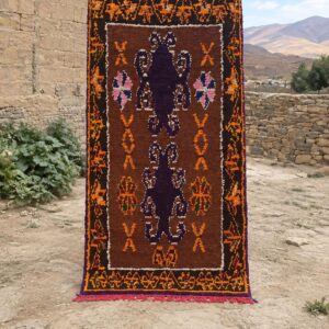 Amazigh Colorful Berber Atlas Wool Rug for Home Decor